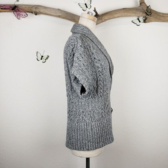 Tommy Hilfiger gray multi textured knit vest - Picture 3 of 8